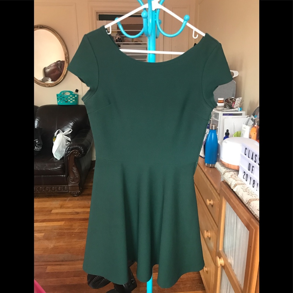 Forest Green Cocktail Dress